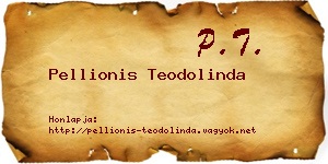 Pellionis Teodolinda névjegykártya